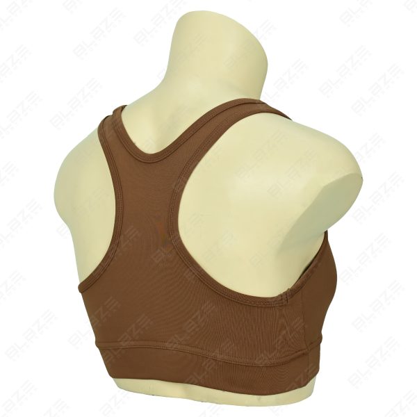 Blaze Fitness Wear Sports Bra - Ultimate Comfort , High Support for Active Lifestyles - Coffee - BFW-SB-0606 - Image 5
